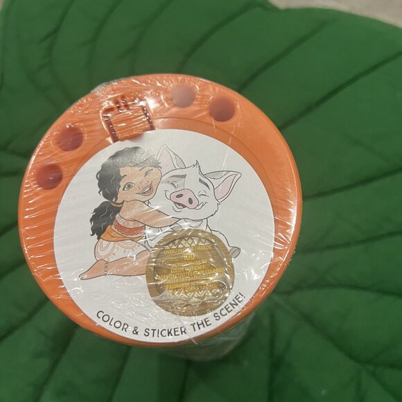 Disney Moana 2 Travel Activities Cup Set With Crayons Stickers & Activity Pages - Picture 5 of 5